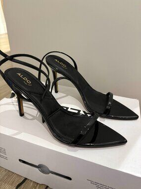 Black Aldo Heels